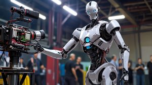 leonardo anime xl robots are working on filming a movie 0 1