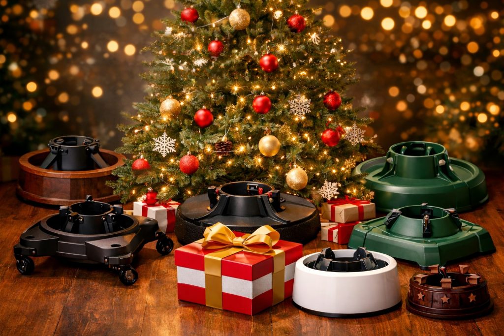 Лучшие подставки для ёлки в 2025 году: 7 практичных идей и стильных моделей