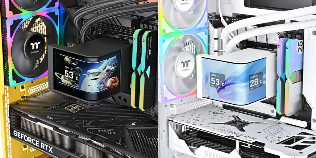 Thermaltake показала СЖО с огромным AMOLED-экраном и генерацией картинок ИИ