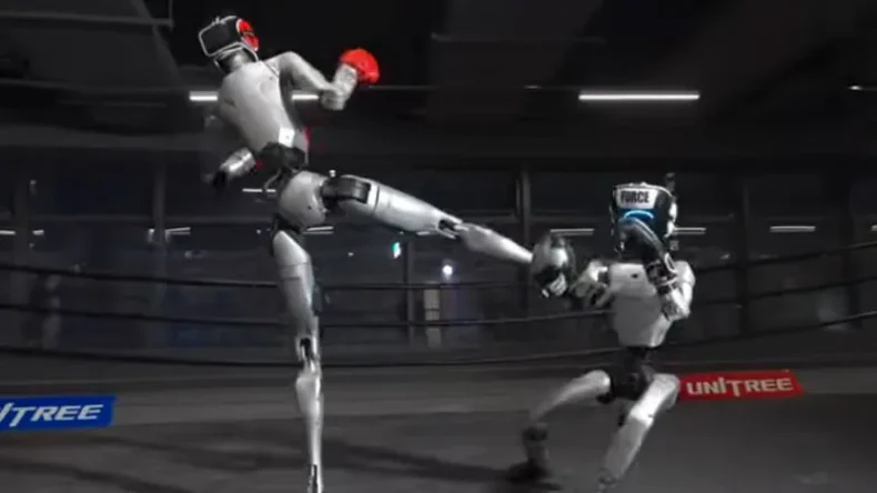 Китайский робот Unitree H2 нанёс сокрушительный удар коленом в вирусном видео