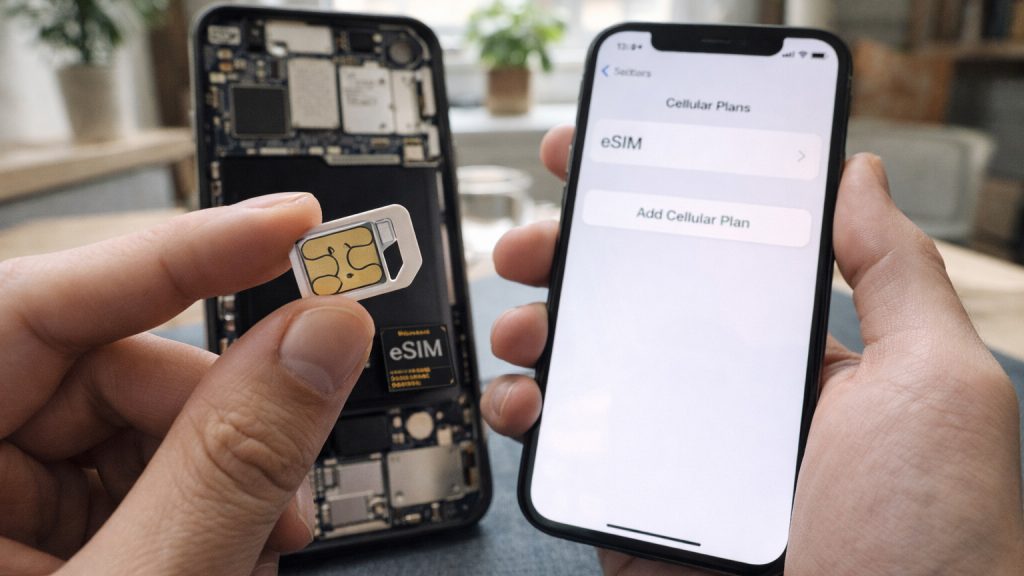 Что такое eSIM и чем она отличается от обычной SIM-карты?