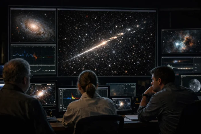 Пойманы на побеге: как астрономы обнаружили чёрные дыры, летящие через галактики