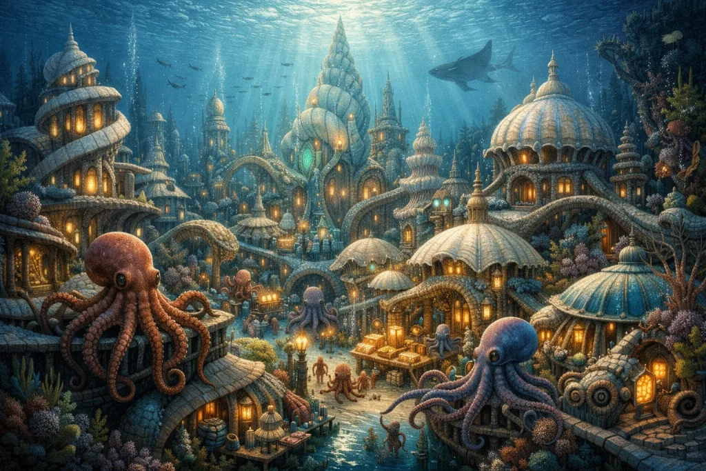 Что на самом деле происходит в осьминогьих «городах»: разбор научной сенсации