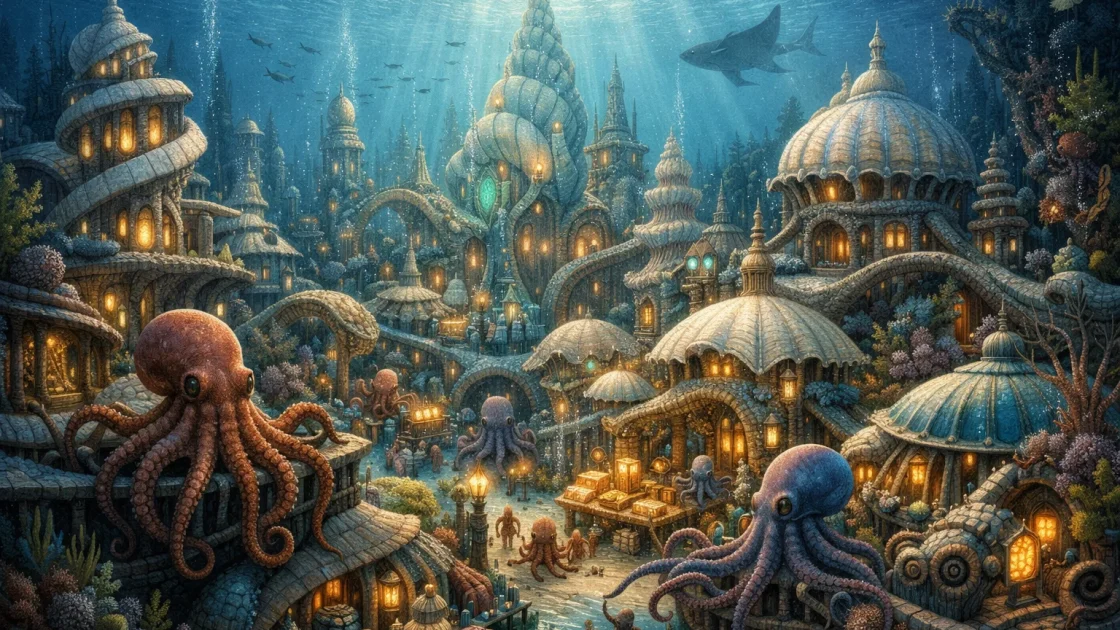 Что на самом деле происходит в осьминогьих «городах»: разбор научной сенсации