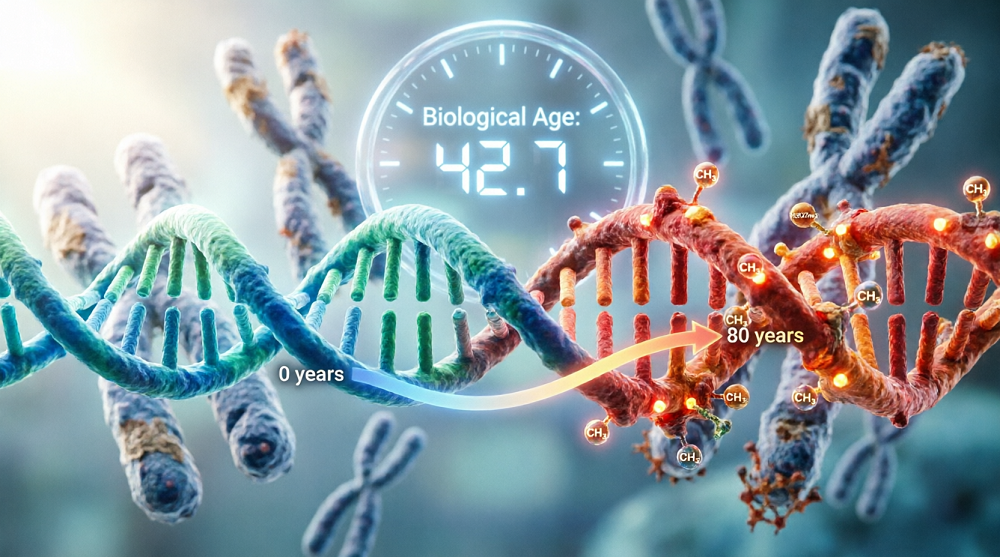 Ученые РАН: метки старения в геноме отвечают за биологический возраст человека
