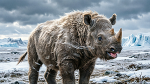 Челюсти детенышей шерстистых носорогов исследовали с помощью томографии