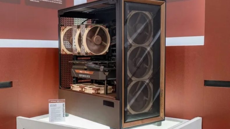Noctua выпустит корпус Antec Flux Pro в своей фирменной коричневой гамме — с шестью вентиляторами и хабом