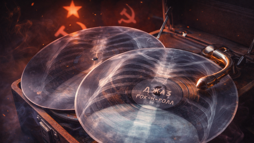 Музыка на костях: как советские подпольщики победили цензуру с помощью рентгена