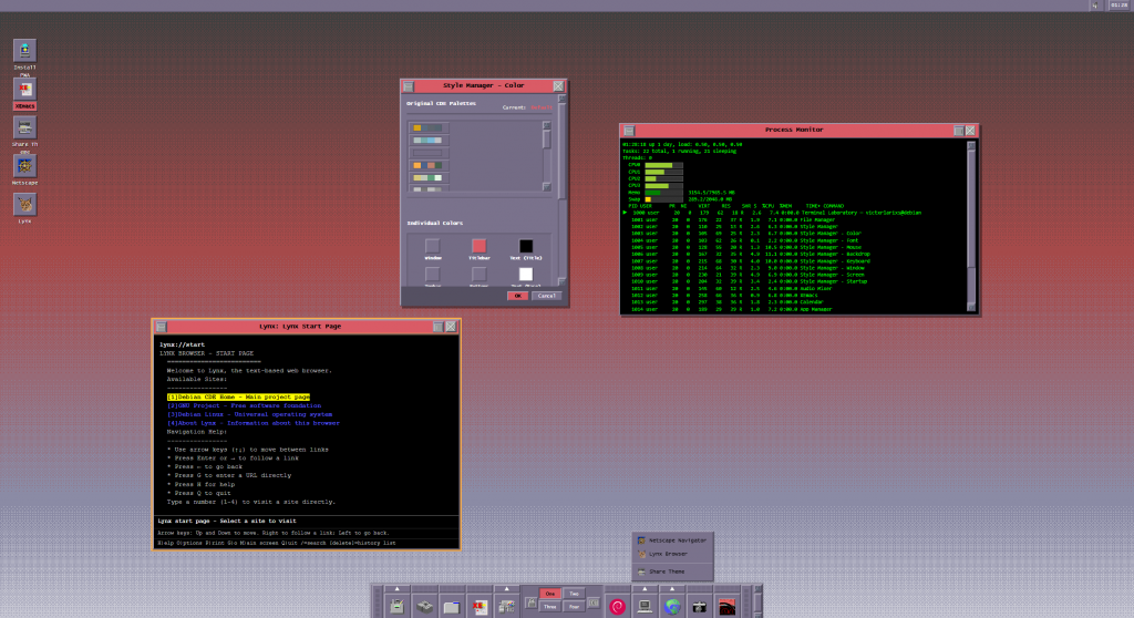 Запустите Linux 1994 года прямо в браузере: проект CDE Time Capsule оживил эпоху Unix
