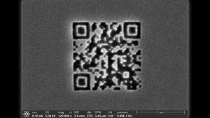 worlds smallest qr code