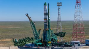 Союз-2.1а с Прогрессом МС-34 вывезли на стартовую площадку Байконура