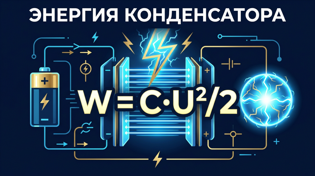 Калькулятор энергии конденсатора