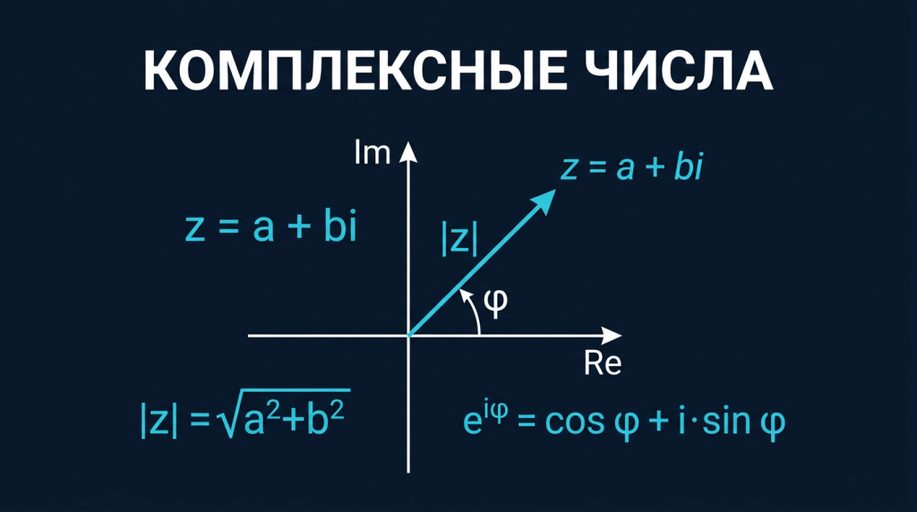 ℂ Калькулятор комплексных чисел