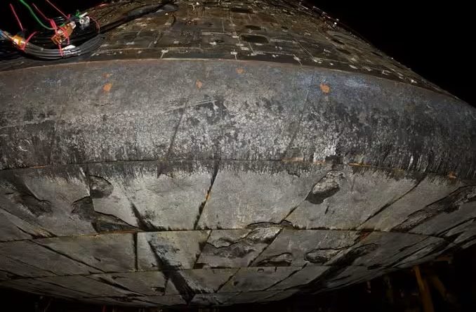 Теплозащита Orion успешно выдержала вход в атмосферу на скорости 40 000 км/ч