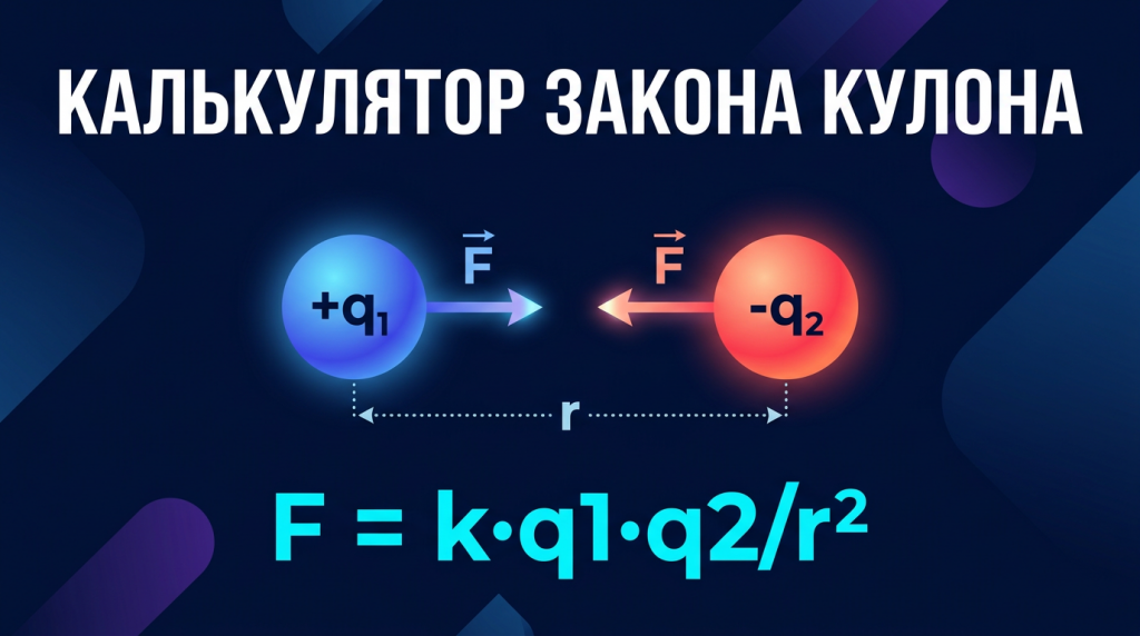 Калькулятор закона Кулона