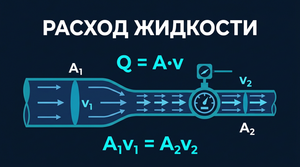 Калькулятор расхода жидкости