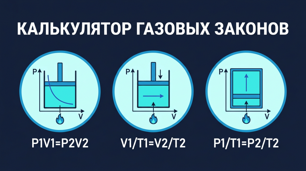 Калькулятор газовых законов