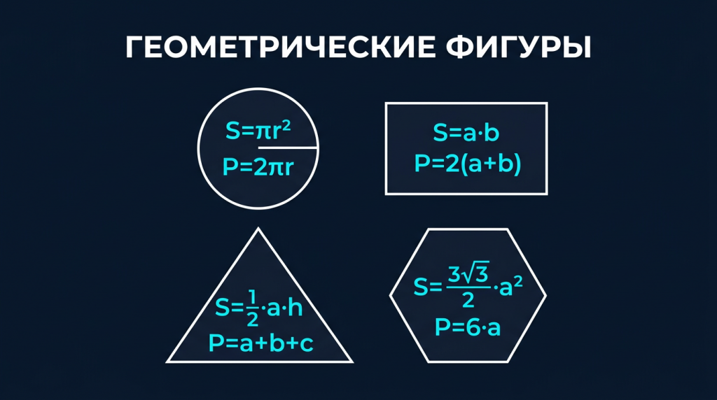 ð Калькулятор геометрических фигур