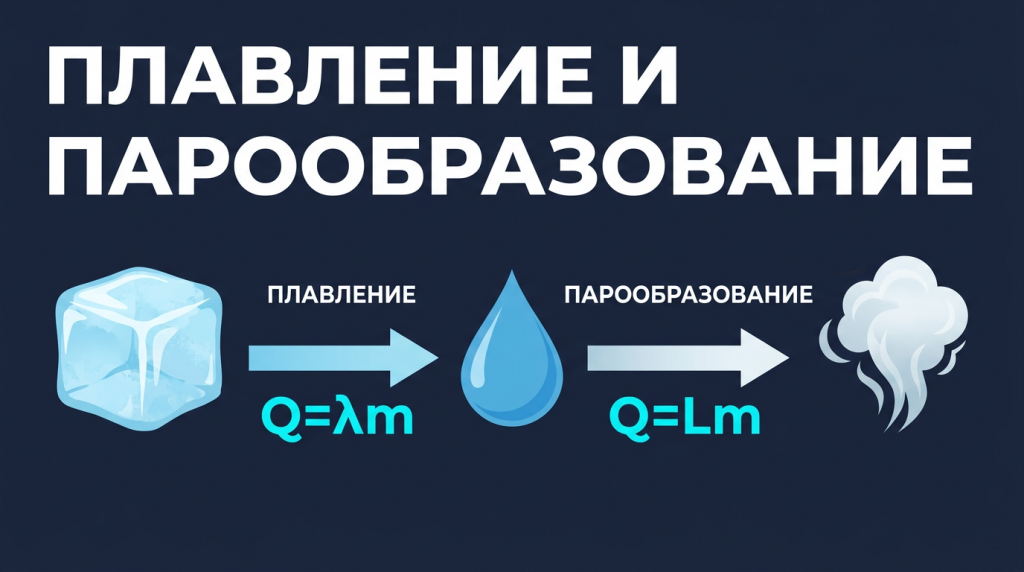 Калькулятор теплоты плавления и парообразования