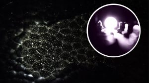 Учёные впервые увидели «темные точки» света, движущиеся быстрее скорости света