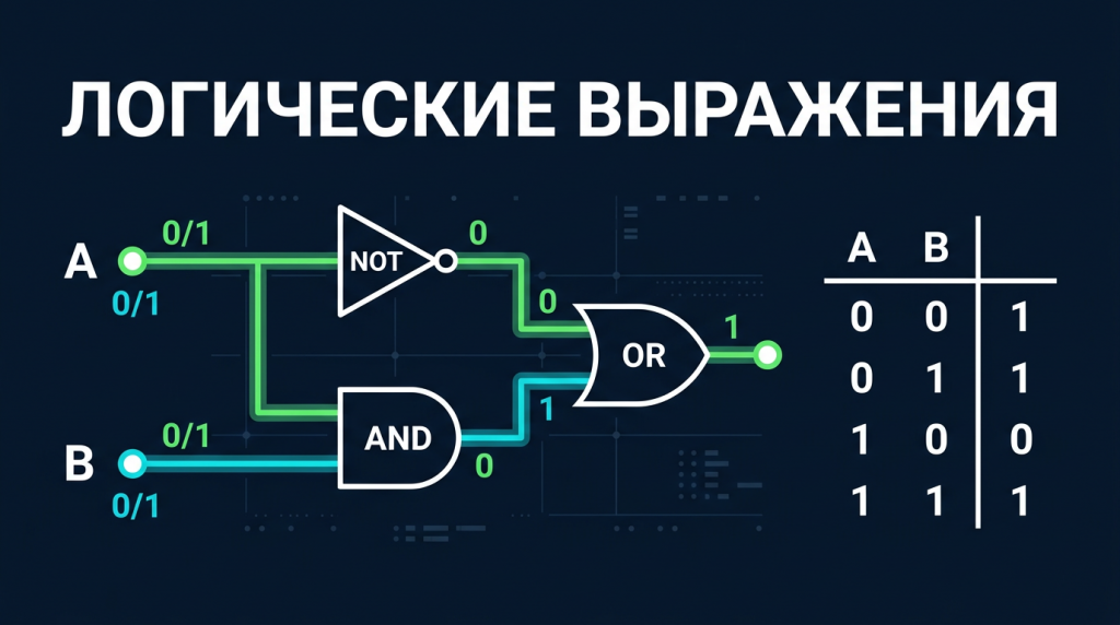 ⊕ Калькулятор логических выражений
