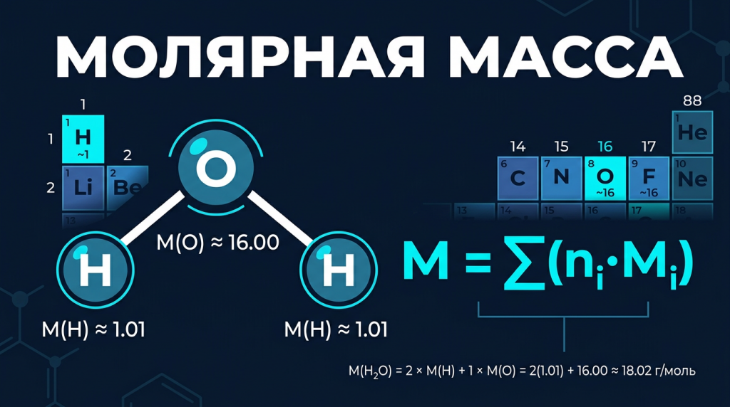 Калькулятор молярной массы