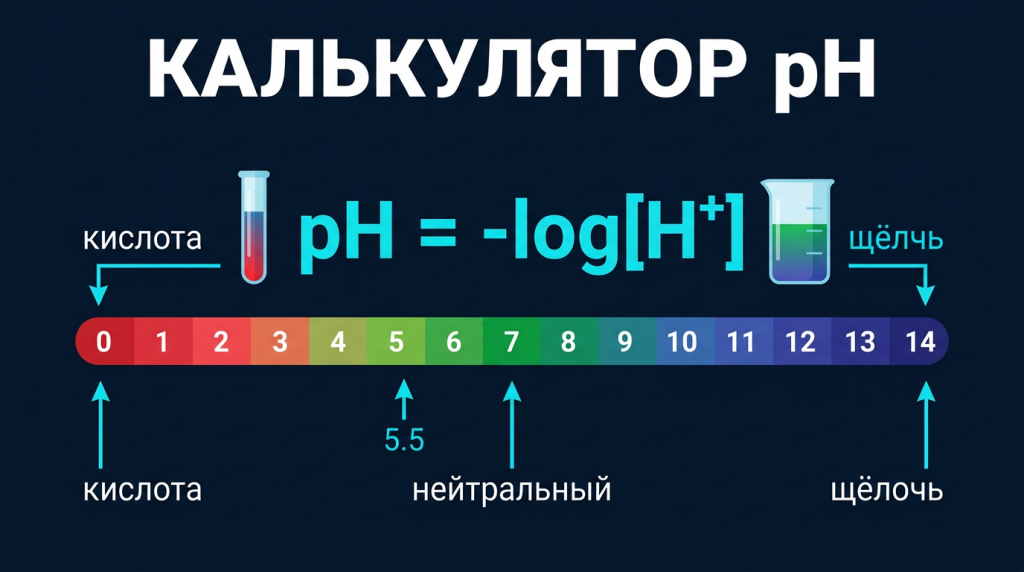 Калькулятор pH растворов