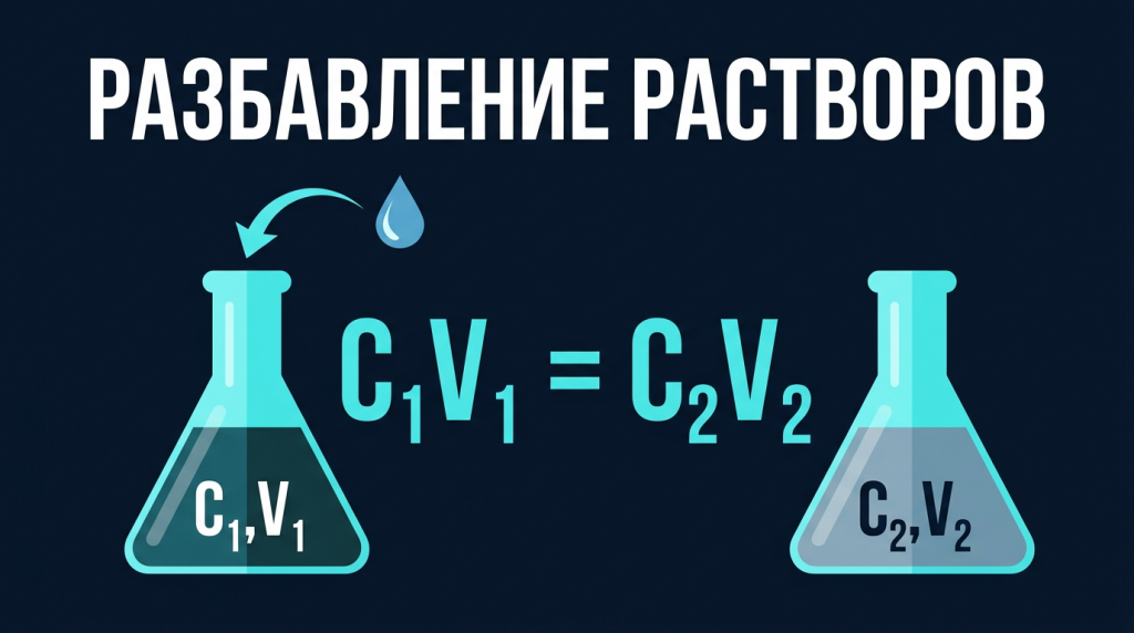 Калькулятор разбавления растворов