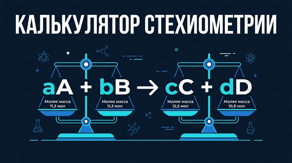 Калькулятор стехиометрии
