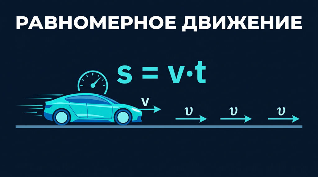 Калькулятор равномерного движения