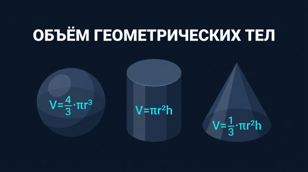ð¦ Калькулятор объёма тел