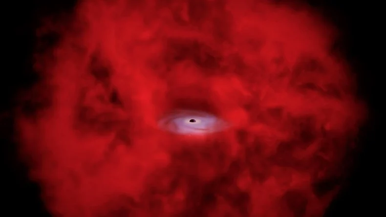 Маленькие красные точки и чёрные дыры: рентгеновский сигнал подтвердил теорию JWST