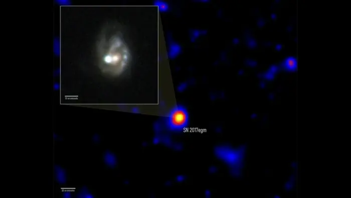 NASA зафиксировало сверхъяркую ую и рождение магнетара 1 NASA зафиксировало сверхъяркую ую и рождение магнетара