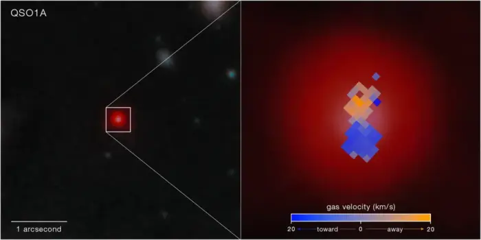 JWST обнаружил древние черные дыры, которые могли появиться раньше галактик 2 JWST обнаружил древние черные дыры, которые могли появиться раньше галактик