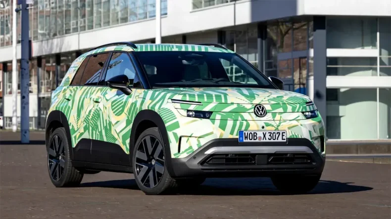 Доступный электрический внедорожник Volkswagen ID. Cross замечен без камуфляжа