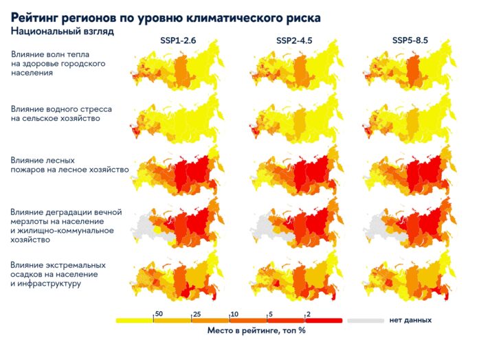 Ученые ВШЭ создали интерактивный атлас климатических рисков для всех регионов России