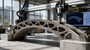 В MIT научили 3D-принтер печатать бетонные мосты с экономией до 76% материала
