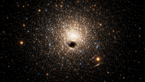Hubble и JWST впервые обнаружили одну из тысяч скрытых черных дыр в Омеге Центавра
