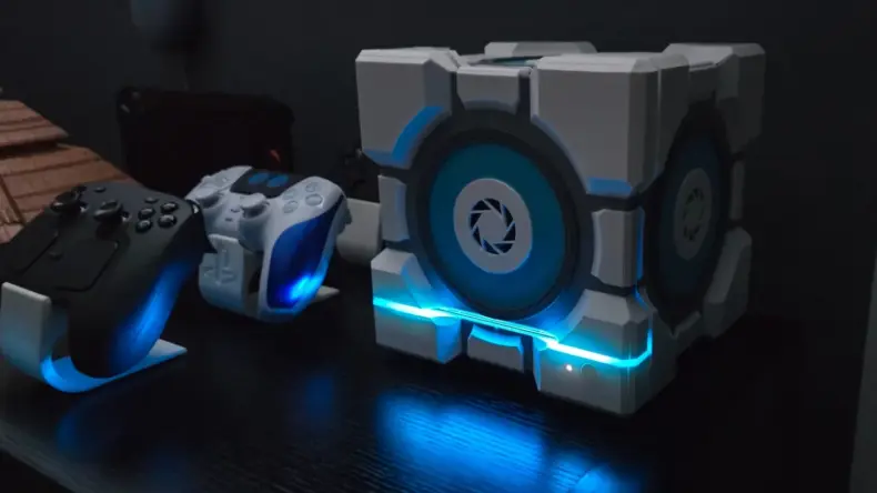 Энтузиаст создал 3D-печатный Companion Cube для Steam Machine после отмены проекта dbrand