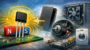 Что такое датчик Холла и где он используется — простое объяснение + примеры