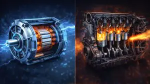 Почему электромотор эффективнее бензинового?